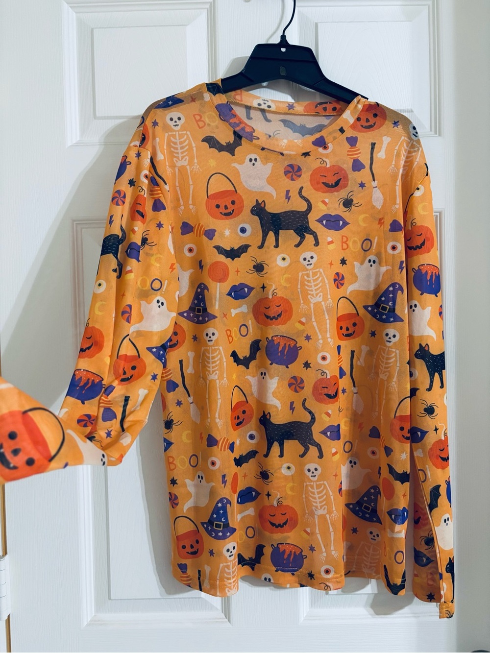 Halloween mesh top 2XL
